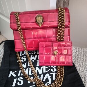 Kurt Geiger Red Authentic Purse And Wallet, Mint Condition
